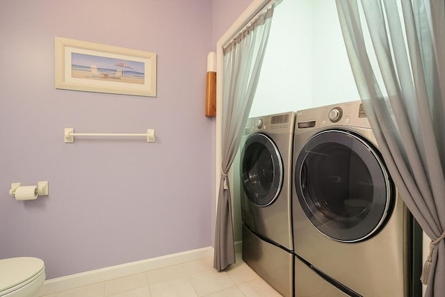 49 Branch St Unit 49, Clinton, MA 01510 - laundry room with independent washer and dryer and light tile patterned floors