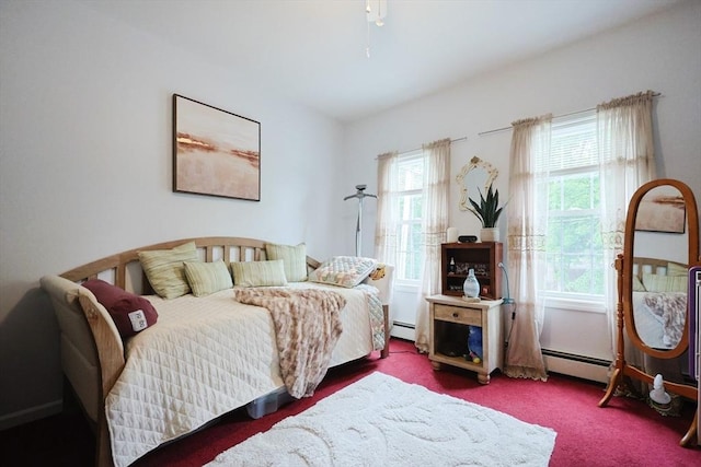 49 Branch St Unit 49, Clinton, MA 01510 - bedroom featuring baseboard heating and carpet floors
