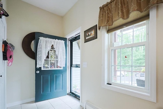 49 Branch St Unit 49, Clinton, MA 01510 - entryway with light tile patterned flooring and baseboards