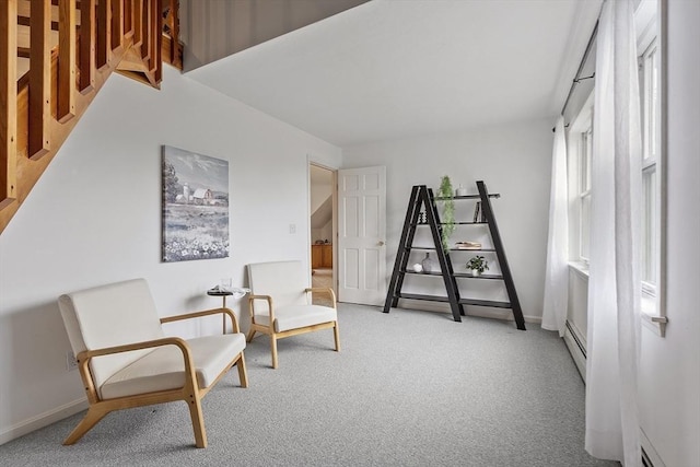 52 S Nelson Rd, Sterling, MA 01564 - sitting room with carpet and baseboard heating