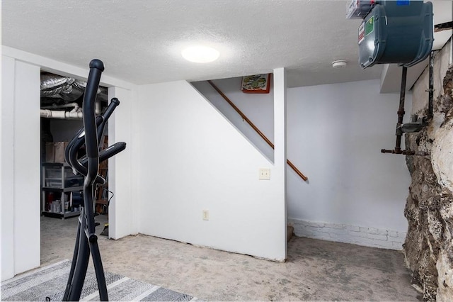 6 A St Unit 6, Northbridge, MA 01588 - exercise area featuring carpet flooring and a textured ceiling