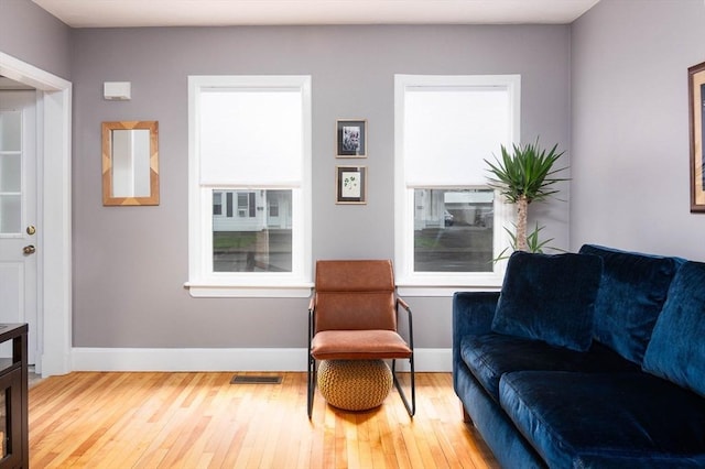 6 A St Unit 6, Northbridge, MA 01588 - living room featuring hardwood / wood-style floors and baseboards