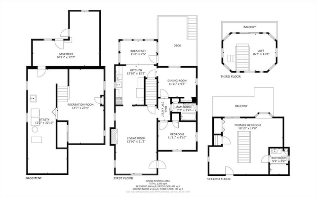 32 Hale Ave, Winthrop, MA 02152 - view of property floor plan