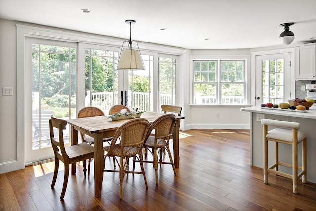 14 Dodges Row, Wenham, MA 01984 - dining area featuring baseboards and wood finished floors