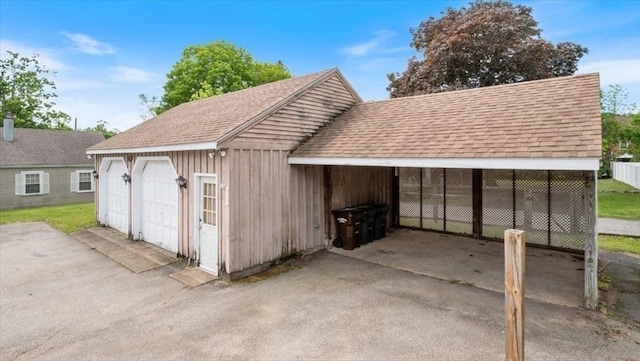 14 Maple St, Amesbury, MA 01913 - garage featuring a garage