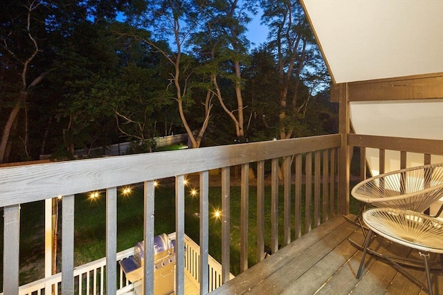view of deck