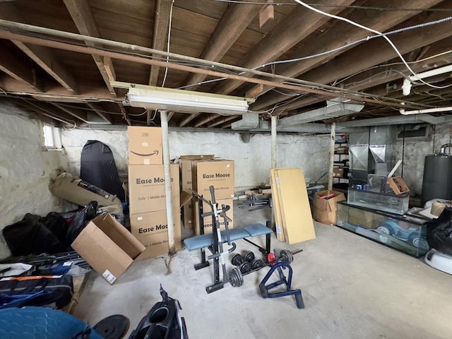 114 Chancery St, New Bedford, MA 02740 - basement with water heater