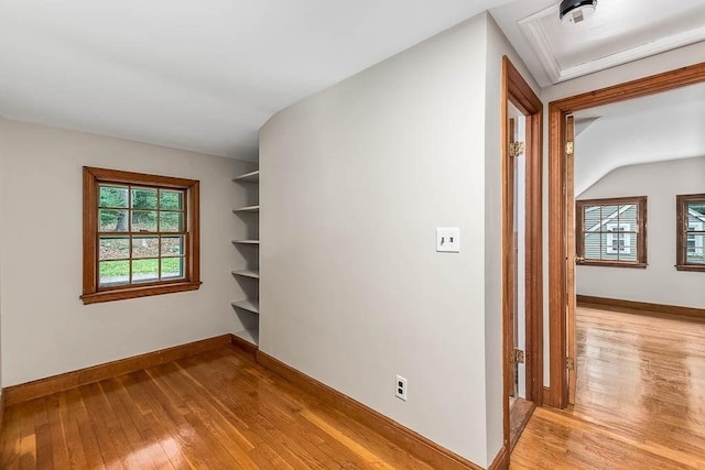 70 Fox Meadow Ln, Dedham, MA 02026 - spare room featuring light wood-style flooring and a smoke detector