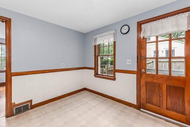 70 Fox Meadow Ln, Dedham, MA 02026 - unfurnished room with light flooring and wainscoting