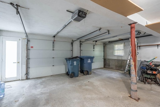 143 Davis St, Northborough, MA 01532 - garage featuring a garage door opener
