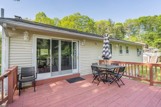 143 Davis St, Northborough, MA 01532 - deck featuring outdoor dining area