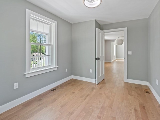 128 Old Southbridge Rd, Dudley, MA 01571 - unfurnished room featuring light wood-style flooring and baseboards