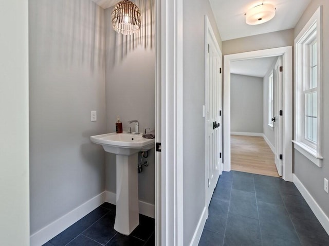 128 Old Southbridge Rd, Dudley, MA 01571 - bathroom with tile patterned flooring and baseboards