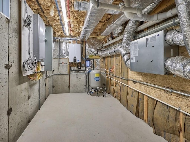 128 Old Southbridge Rd, Dudley, MA 01571 - unfinished basement with a water pressure tank