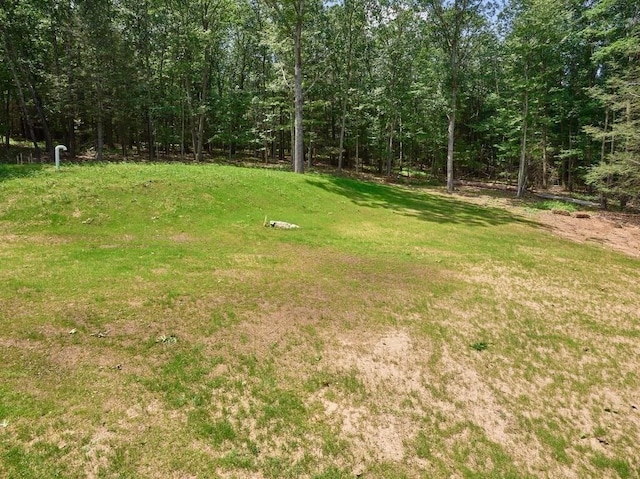 128 Old Southbridge Rd, Dudley, MA 01571 - view of grassy yard featuring a wooded view