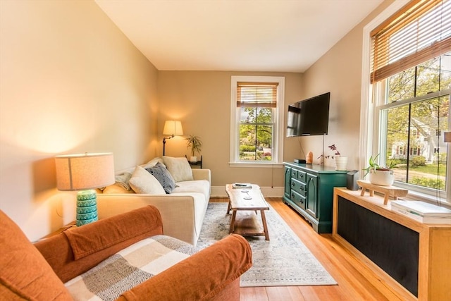 38 Davis St, Plymouth, MA 02360 - living area with light wood finished floors