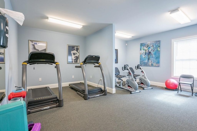 21 Cielo Dr, Dover, NH 03820 - workout room with carpet and baseboards