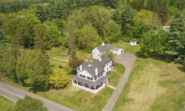 4 Porter St, Granby, MA 01033 - view of subject property featuring a forest