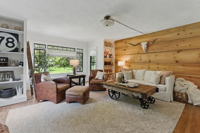 4 Porter St, Granby, MA 01033 - living area with wood finished floors