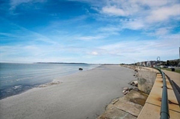 property view of water with a beach view