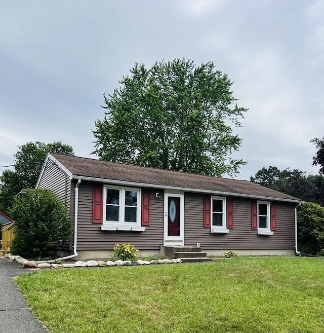 209 Casey Dr, Chicopee, MA 01020 - single story home with a front lawn