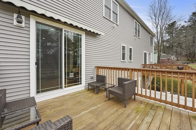 10 Stone St Unit 1, Auburn, MA 01501 - view of wooden terrace