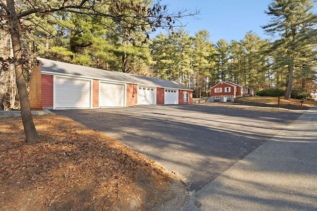 92 Martin St, Rehoboth, MA 02769 - detached garage featuring view of scattered trees