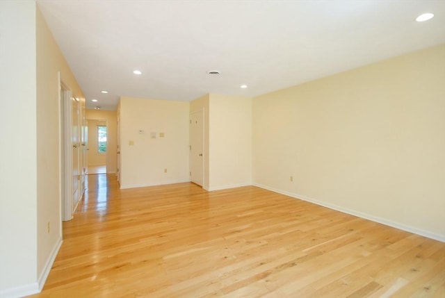 19 Concord Greene Unit 3, Concord, MA 01742 - unfurnished room with light wood-type flooring and recessed lighting