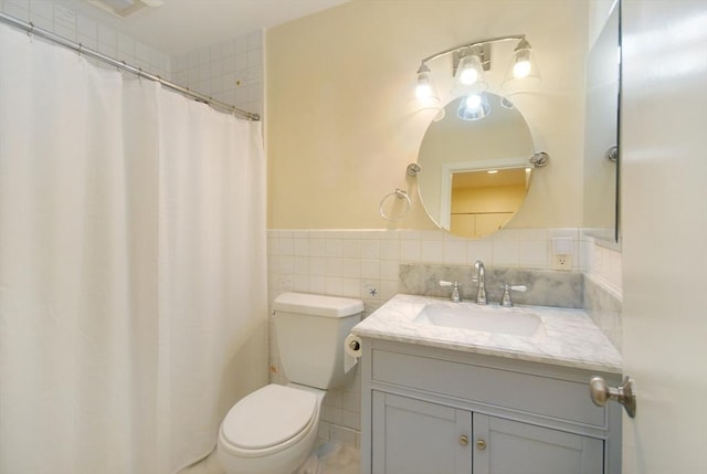 19 Concord Greene Unit 3, Concord, MA 01742 - full bathroom with vanity, tile walls, and a shower with curtain