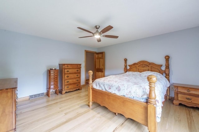 1170 E St, Ludlow, MA 01056 - bedroom featuring light wood finished floors and a ceiling fan