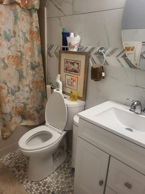 21 Delford Unit 2, Boston, MA 02131 - bathroom with vanity and tile patterned floors