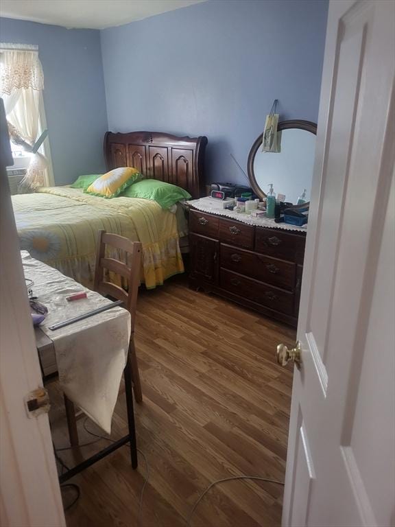 21 Delford Unit 2, Boston, MA 02131 - bedroom with dark wood-type flooring