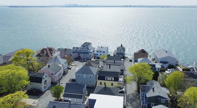 32 Maple Ave, Nahant, MA 01908 - aerial perspective of suburban area with a nearby body of water
