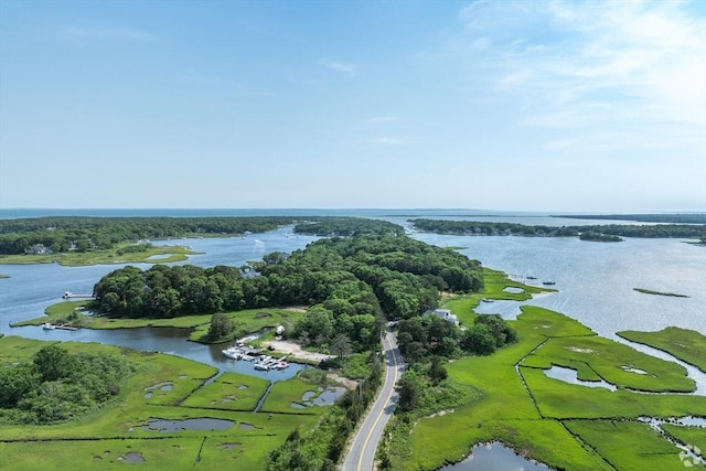 183 Monomoscoy Rd, Mashpee, MA 02649 - drone / aerial view of a nearby body of water