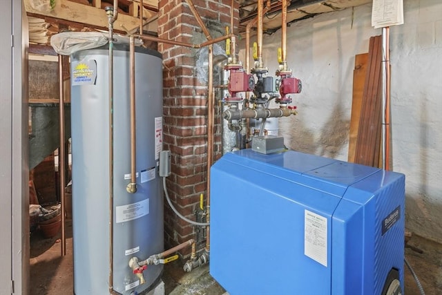 20 Houghton St, Webster, MA 01570 - utilities featuring water heater and a heating unit