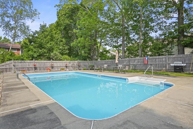 20 Houghton St, Webster, MA 01570 - view of pool featuring grilling area, a fenced backyard, and a patio area