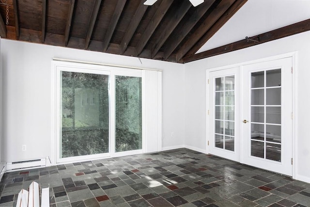 38 Juniper Ln, Holden, MA 01520 - unfurnished sunroom featuring french doors and baseboard heating