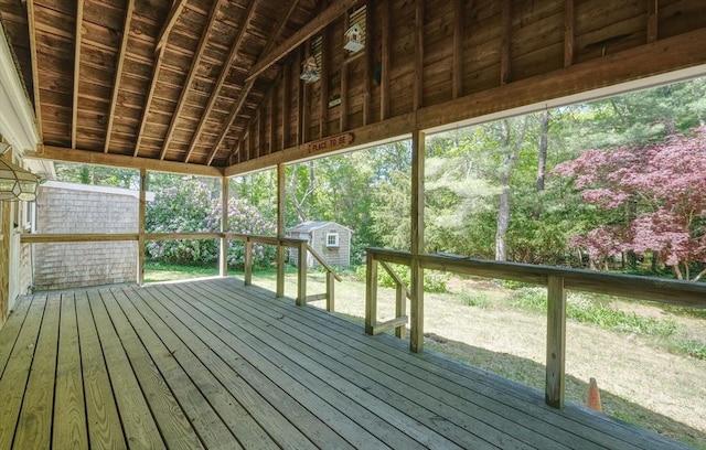 175 Knotty Pine Ln, Barnstable, MA 02632 - view of wooden deck