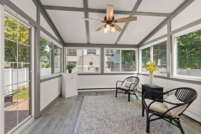 85 Loring Ave, Winchester, MA 01890 - sunroom / solarium with wood finished floors and baseboard heating