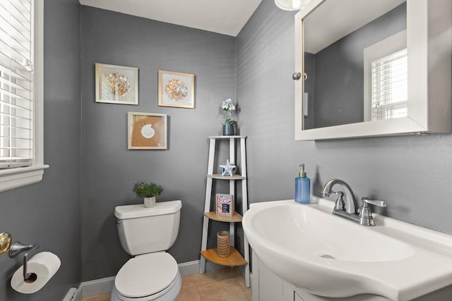 85 Loring Ave, Winchester, MA 01890 - bathroom with vanity and tile patterned floors