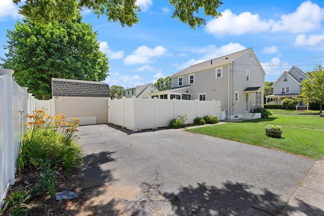 85 Loring Ave, Winchester, MA 01890 - view of side of property with a storage unit