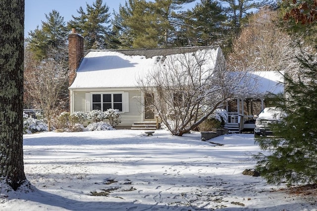 view of front of home