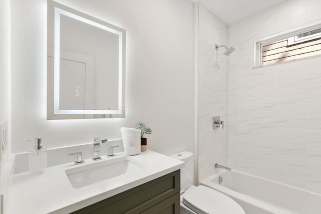 8 Holly Ave Unit 1, Cambridge, MA 02138 - full bathroom with toilet, vanity, and shower / tub combination