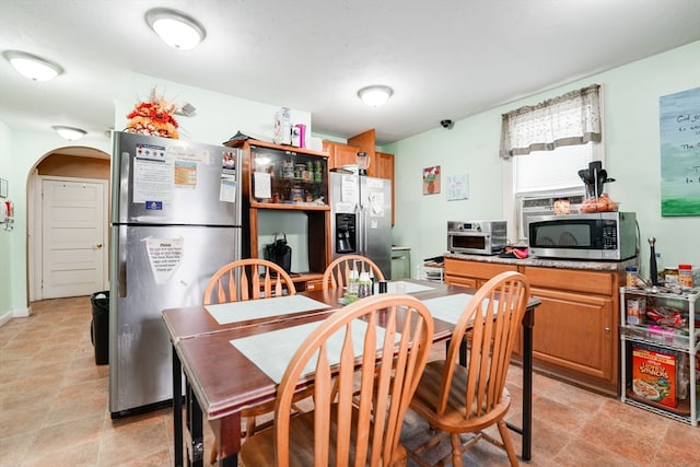 view of dining room