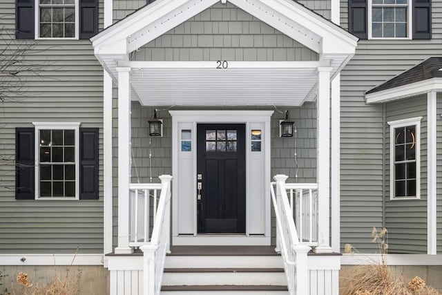 view of entrance to property