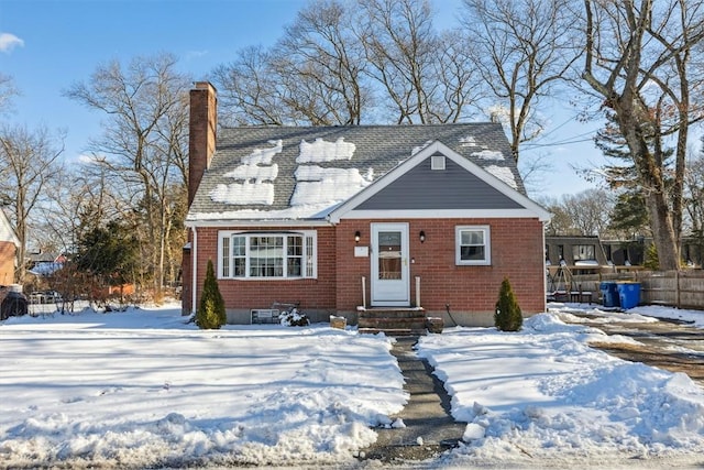 view of front of home