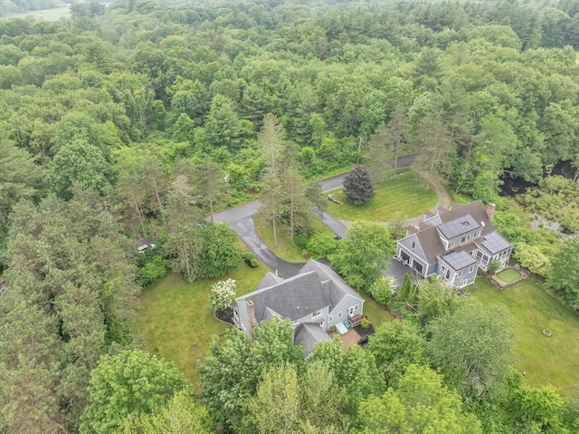 121 Merriam Rd, Grafton, MA 01519 - drone / aerial view of a heavily wooded area