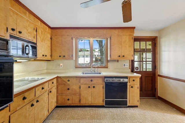 29 Gregory Rd, Wakefield, MA 01880 - kitchen with black appliances and light countertops
