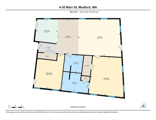 28 Main St Unit 4, Medford, MA 02155 - room layout