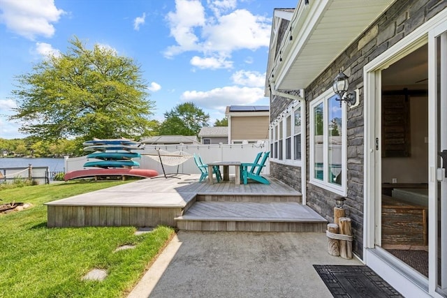 1091 Tobey St, New Bedford, MA 02745 - deck featuring outdoor dining space